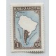 ARGENTINA 1935 GJ 770 ESTAMPILLA VARIEDAD PAPEL TIZADO NUEVA MINT U$ 145